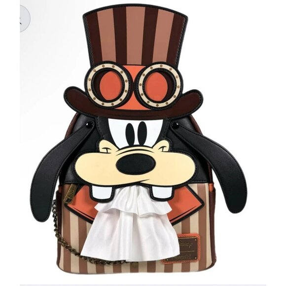 Loungefly Handbags - Steampunk Goofy Exclusive Mini Backpack Loungefly NWT